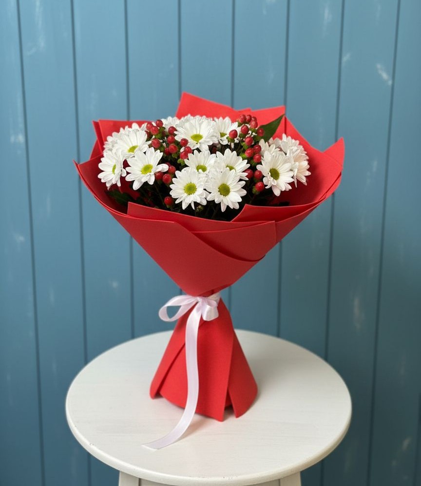 Букет цветов из: Хризантемы в городе Грязи