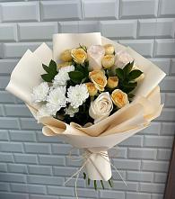 Букет цветов из:  Розы и Хризантемы в городе Грязи