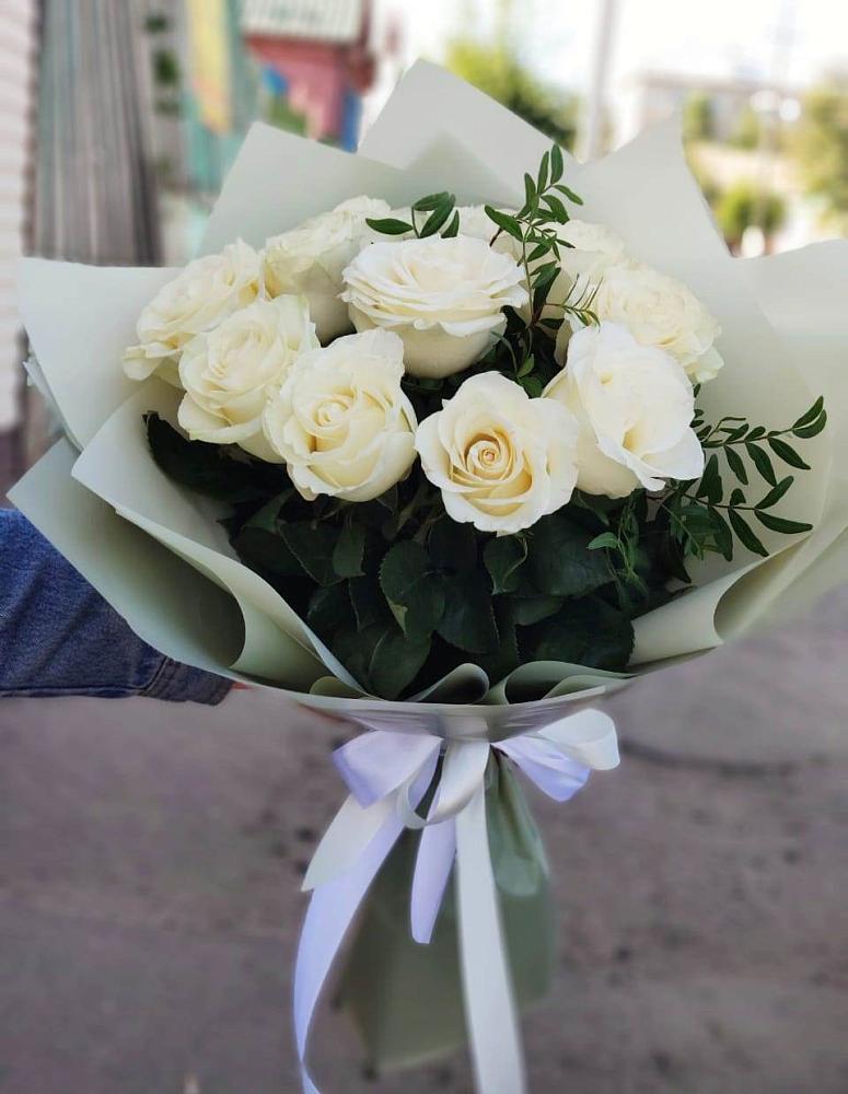 Букет Белые розы Проуд в городе Грязи
