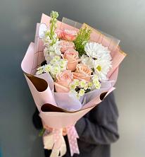 Букет цветов из:  Хризантемы и Розы в городе Грязи