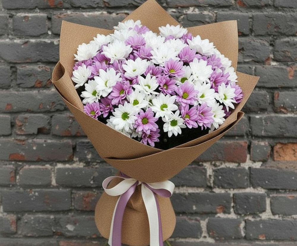 Букет цветов из: Хризантемы в городе Грязи