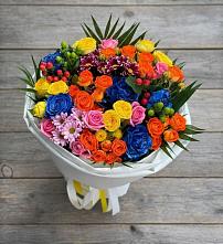 Букет цветов из:  Розы и Хризантемы #REPLACE_PRED# городе Грязи