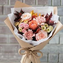 Букет цветов из:  Гвоздики, Хризантемы и Розы в городе Грязи