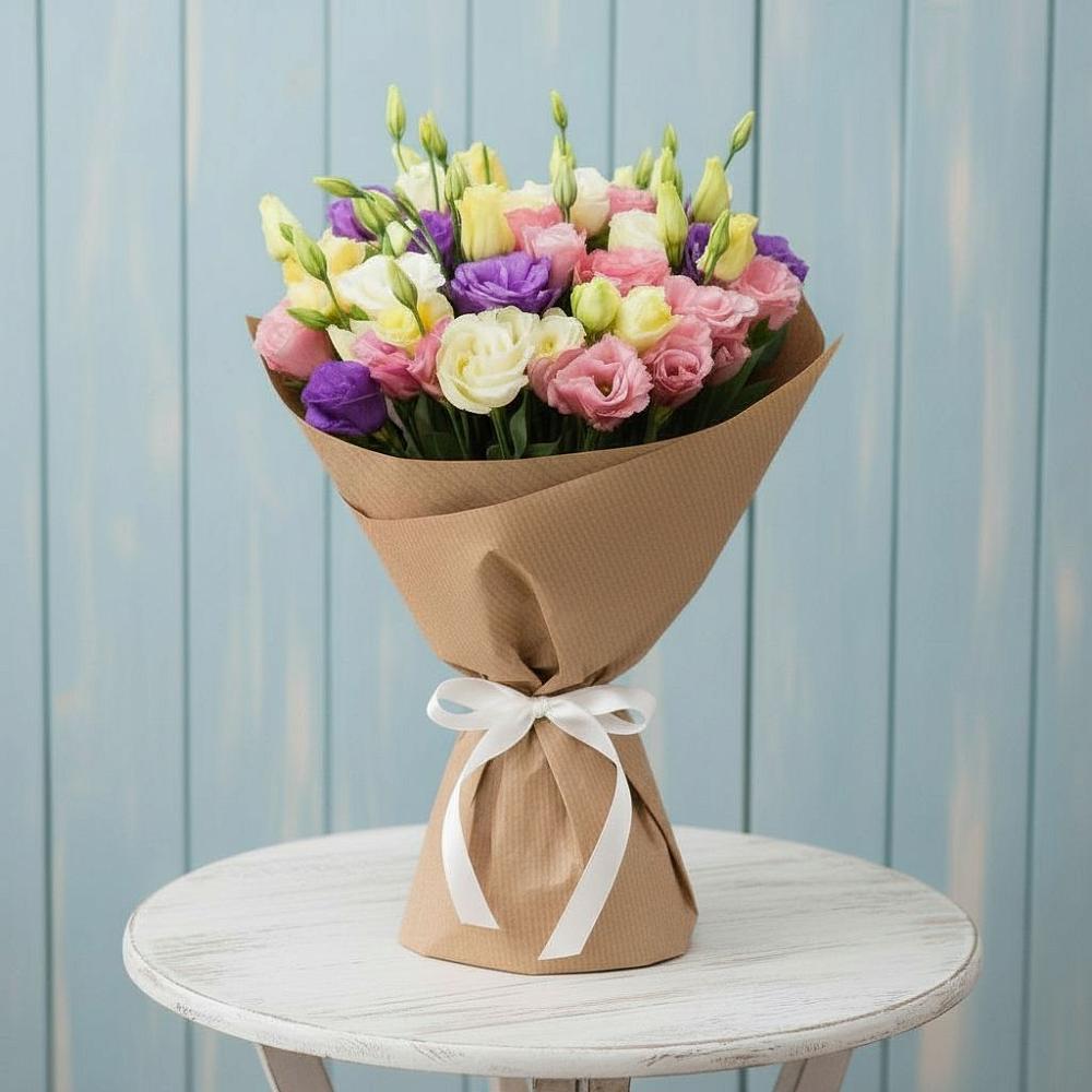 Букет цветов из: Лизиантусы в городе Грязи