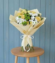 Букет цветов из:  Хризантемы и Розы в городе Грязи