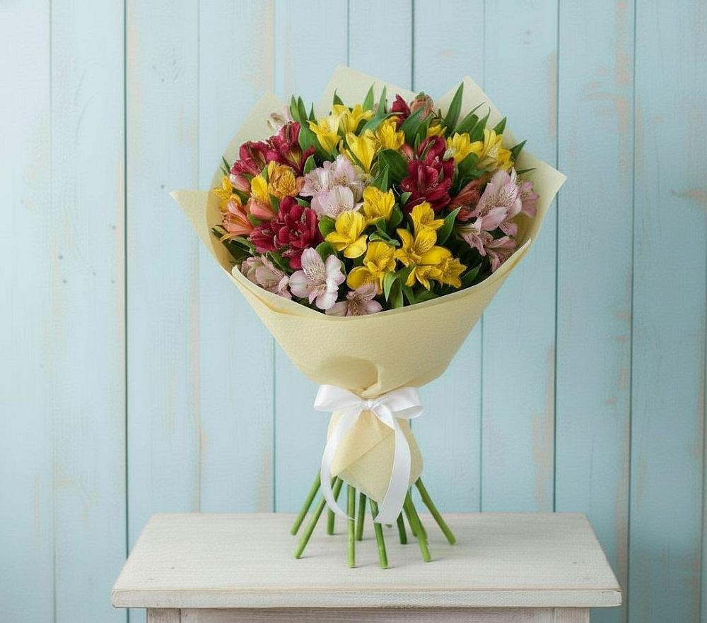 Букет цветов из: Альстромерии в городе Грязи