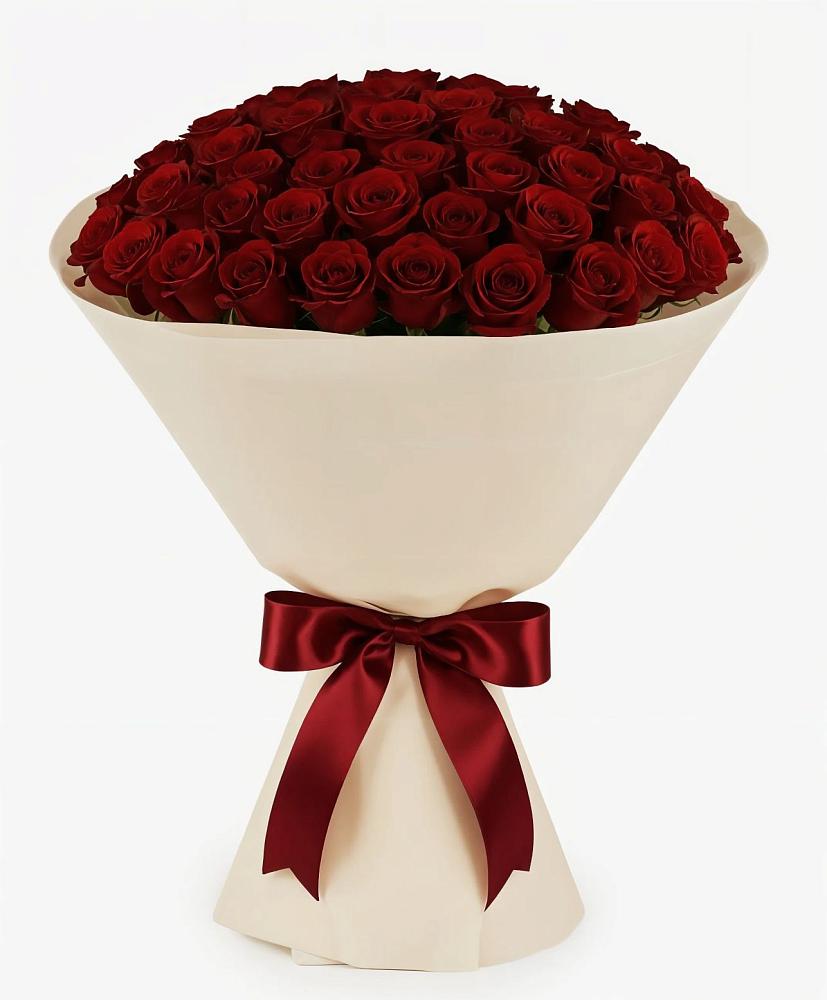 Букет 101 Бордовая роза Блэк Бакарра в городе Грязи