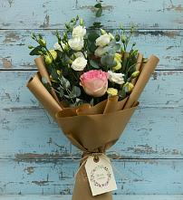 Букет цветов из:  Розы и Лизиантусы #REPLACE_PRED# городе Грязи