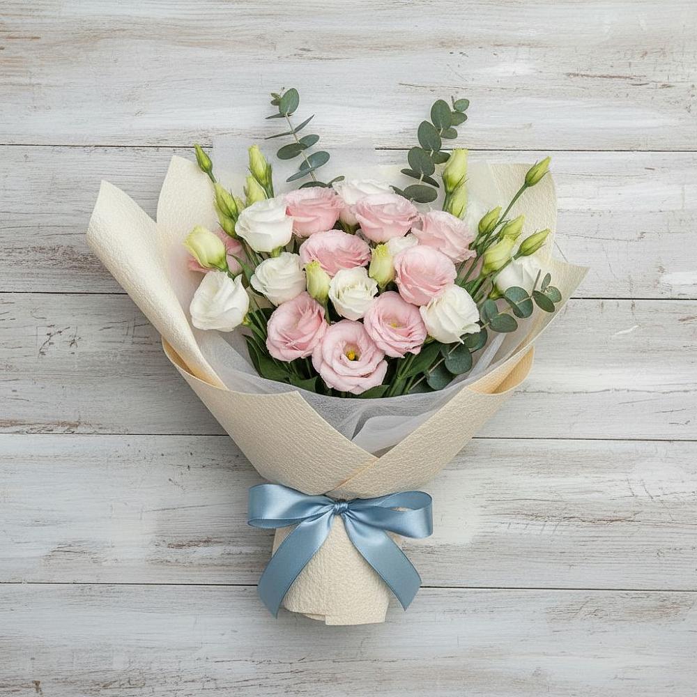 Букет цветов из: Лизиантусы в городе Грязи